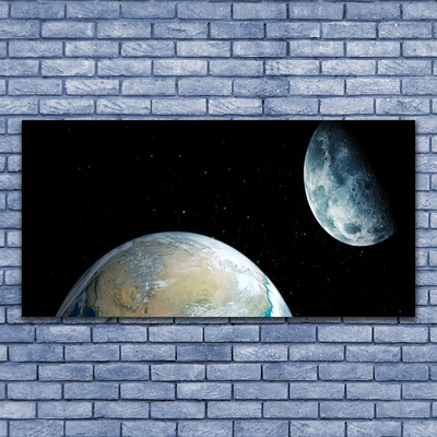 Vászonkép falra Föld Hold Tér