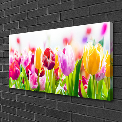 Vászonkép falra tulipán virágok