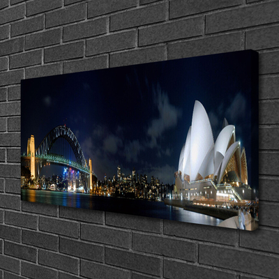 Vászonkép falra Sydney Bridge architektúra