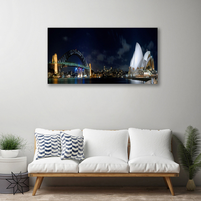 Vászonkép falra Sydney Bridge architektúra