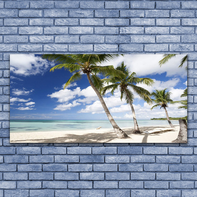 Canvas kép Seaside Palm Beach Landscape