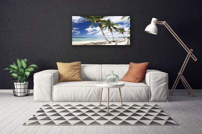 Canvas kép Seaside Palm Beach Landscape