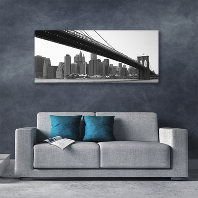 Canvas kép Bridge City Architecture