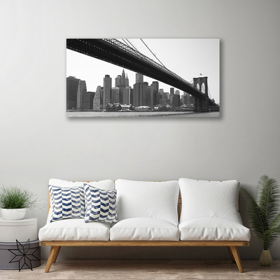 Canvas kép Bridge City Architecture