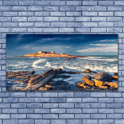 Canvas kép Sea Stones Landscape