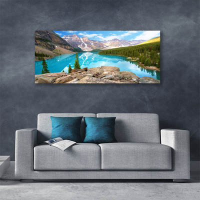 Canvas kép Mountain Lake Nature