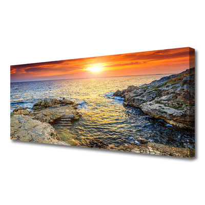 Vászonkép falra Sea Sun Landscape