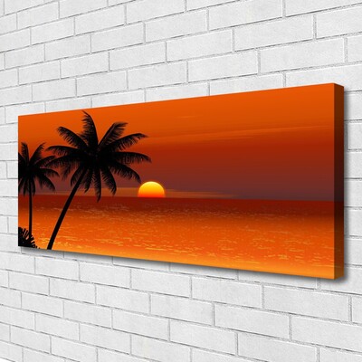 Vászonfotó Palma Sea Sun Landscape