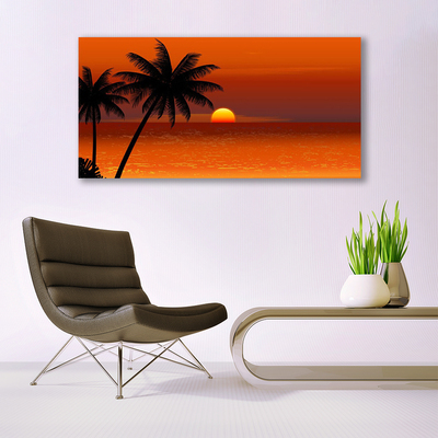 Vászonfotó Palma Sea Sun Landscape