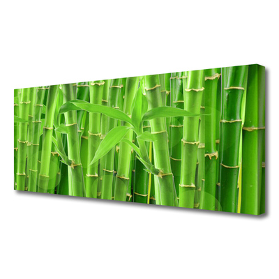 Vászonkép nyomtatás Bamboo Stem Flower Plant