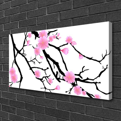 Vászonkép nyomtatás A szára virágok Art