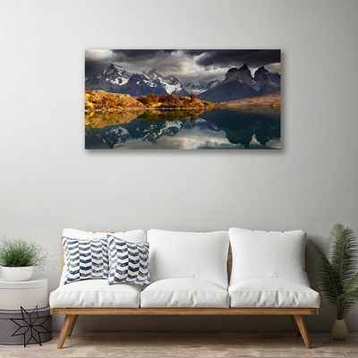Canvas kép Mountain Lake Landscape