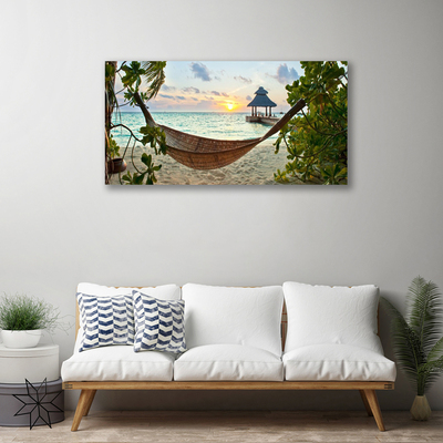Canvas kép Hammock Beach Sea Landscape