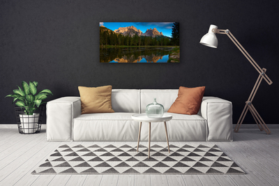 Vászonkép falra Forest Lake Landscape