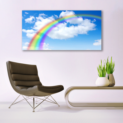 Vászonfotó Rainbow Sky felhők