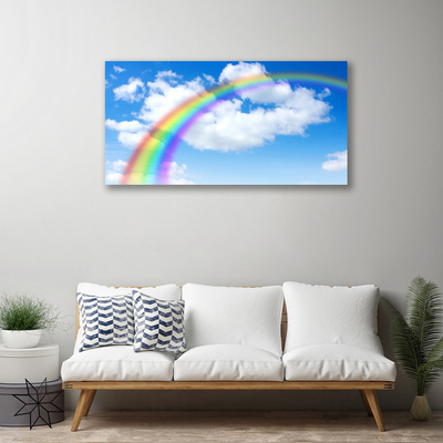 Vászonfotó Rainbow Sky felhők