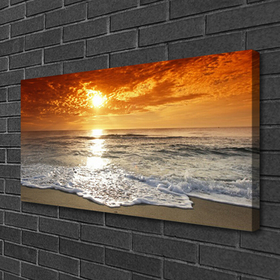 Vászonkép nyomtatás Sea Sun Landscape