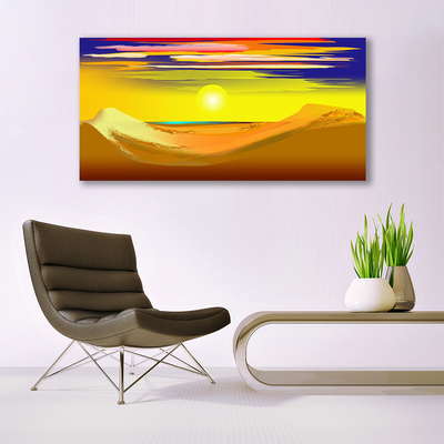 Vászonkép Desert Sun Art