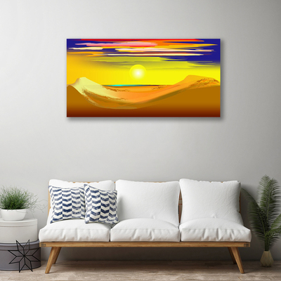 Vászonkép Desert Sun Art