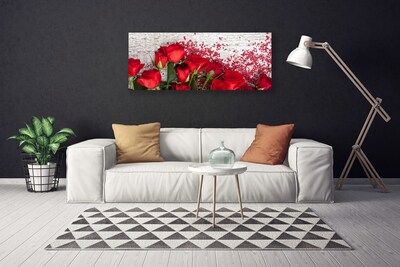 Vászonkép nyomtatás Rózsa virágok Plant
