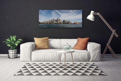 Canvas kép Sea városi házak Sydney