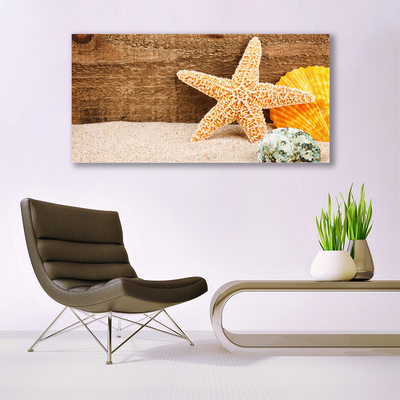 Vászonfotó Starfish Sand Art
