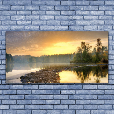 Vászonkép Lake Pond Landscape