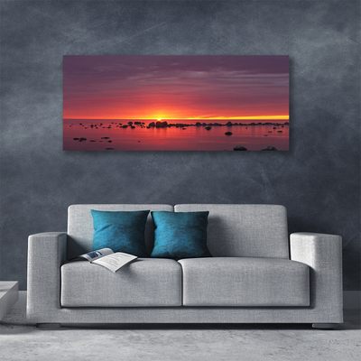 Canvas kép Sea Sun Landscape