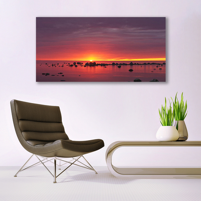 Canvas kép Sea Sun Landscape