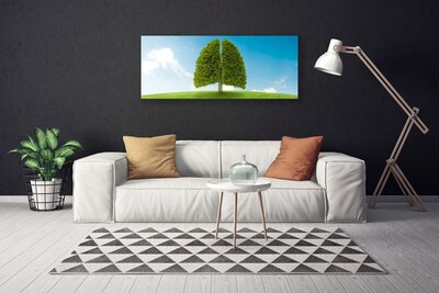 Canvas kép Grass Nature fa Tüdő