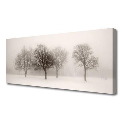 Canvas kép Snow Tájkép fák