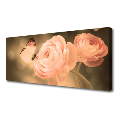 Vászonkép falra Butterfly Roses Természet