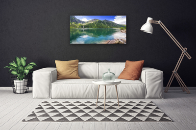 Vászonkép falra Mountain Lake Landscape