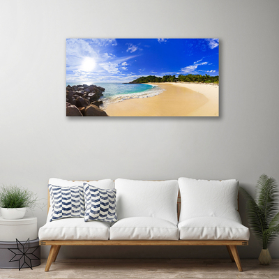 Vászonkép Sun Sea Beach Landscape