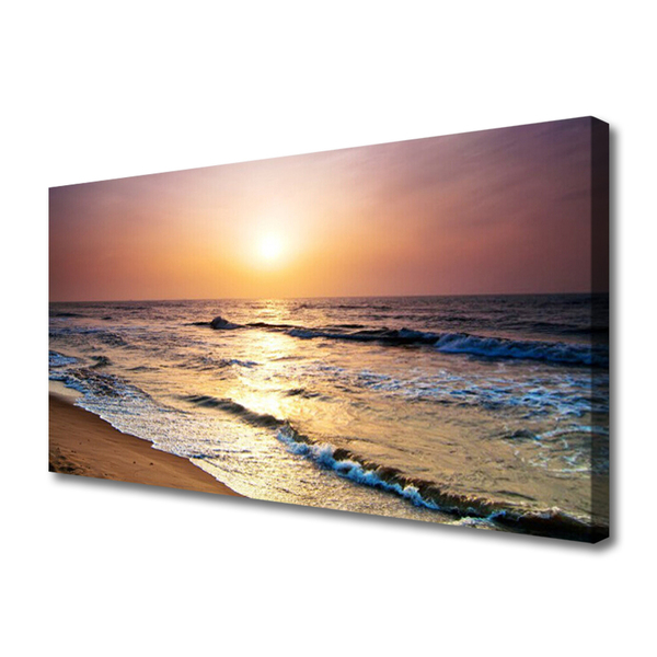 Canvas kép Sea Beach Sun Landscape