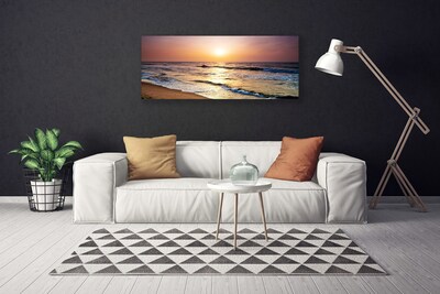 Canvas kép Sea Beach Sun Landscape