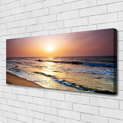 Canvas kép Sea Beach Sun Landscape