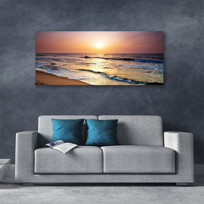 Canvas kép Sea Beach Sun Landscape