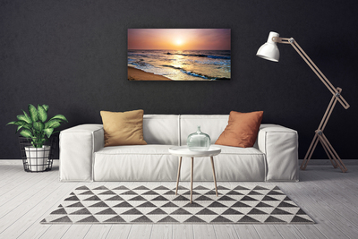 Canvas kép Sea Beach Sun Landscape