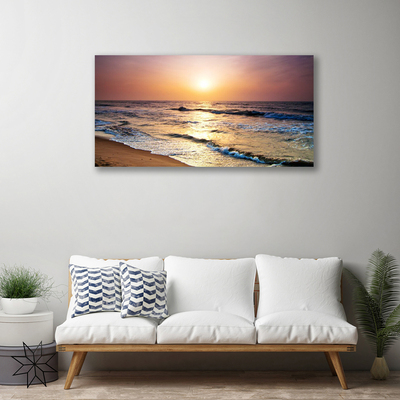 Canvas kép Sea Beach Sun Landscape