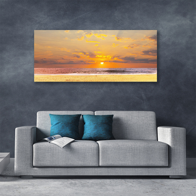 Vászonkép Sea Beach Sun Landscape