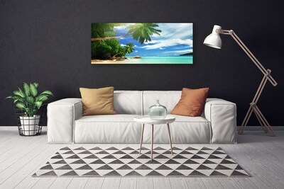 Vászonkép Palm Beach Sea Landscape