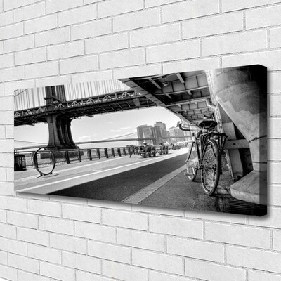 Canvas kép Építészet Kerékpár Bridge