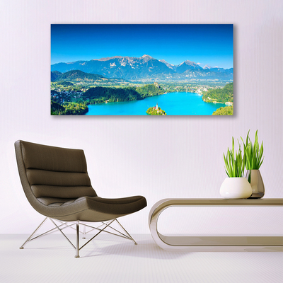 Canvas kép Mountain Lake Landscape