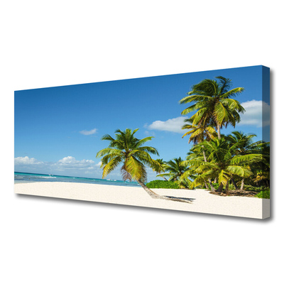 Vászonkép falra Palm Beach Sea Landscape