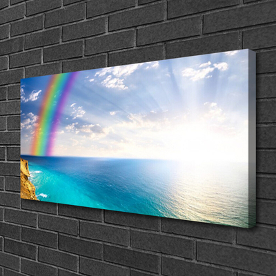 Canvas kép Rainbow-tenger táj minket