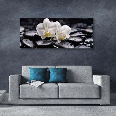 Vászonkép falra Zen White Orchid Spa