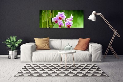 Vászonkép falra Bamboo Orchid Virág Zen