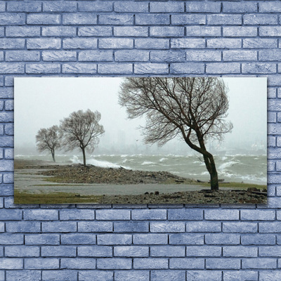 Vászonkép Sea Storm Waves