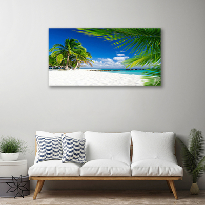 Vászonkép Tropical Beach Sea View